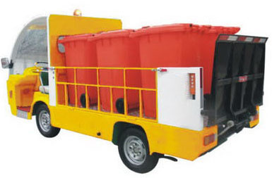 電動(dòng)四輪六桶清運(yùn)車(chē)
