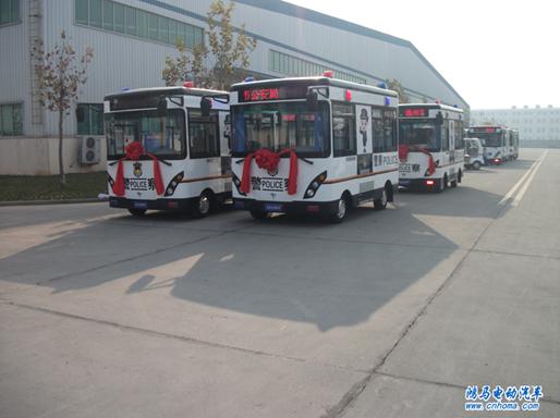 浙江省溫州市首發(fā)19臺鴻馬流動警務(wù)室