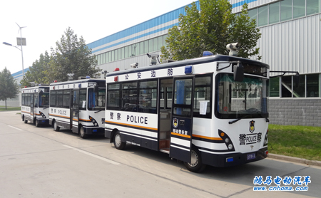 6臺鴻馬移動警務(wù)室發(fā)車福建省公安邊防總隊——打好邊防保衛(wèi)戰(zhàn)