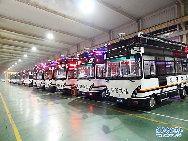 陜西西安15臺鴻馬城管執(zhí)法車發(fā)車——助力打造民生城管